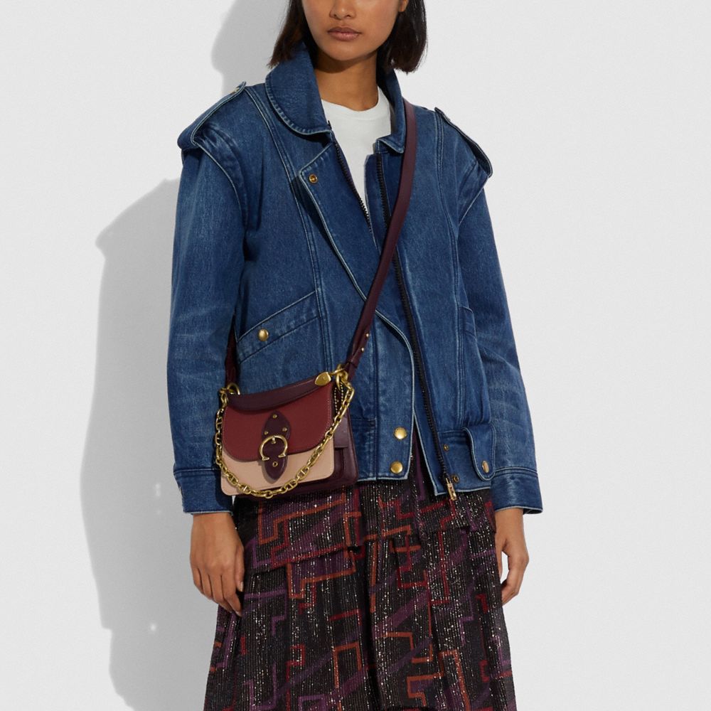 COACH®,Beat Shoulder Bag 18 In Colorblock,,Detail View