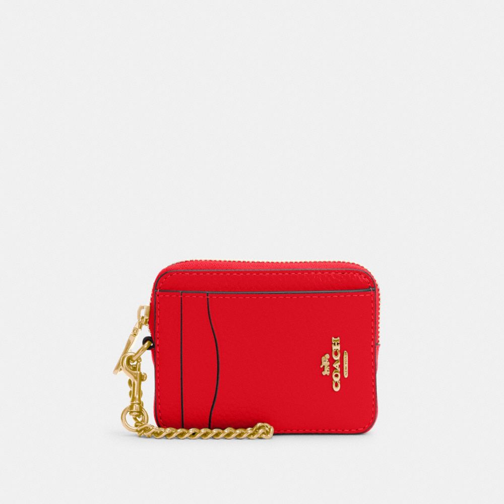 The Adorable and Functional COACH ZIP CARD CASE
