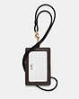 COACH®,ID LANYARD IN SIGNATURE CANVAS,pvc,Gold/Brown Black,Back View
