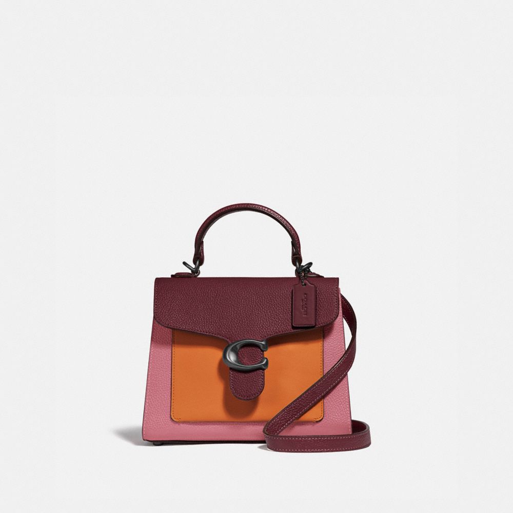 Coach riley top online handle 22 in colorblock