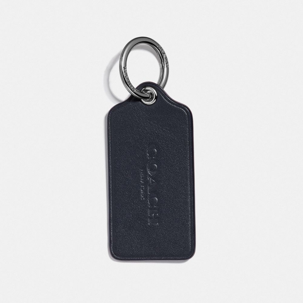 COACH®,Hangtag With Floral Print,,Back View