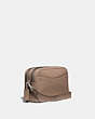 COACH®,CASSIE CAMERA BAG,Leather,Small,Light Antique Nickel/Taupe,Angle View