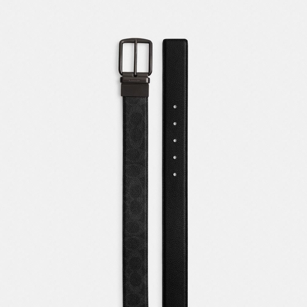 Мужские ремни Coach Harness Buckle Cut-To-Size Reversible Belt, 38 Mm — фото 2