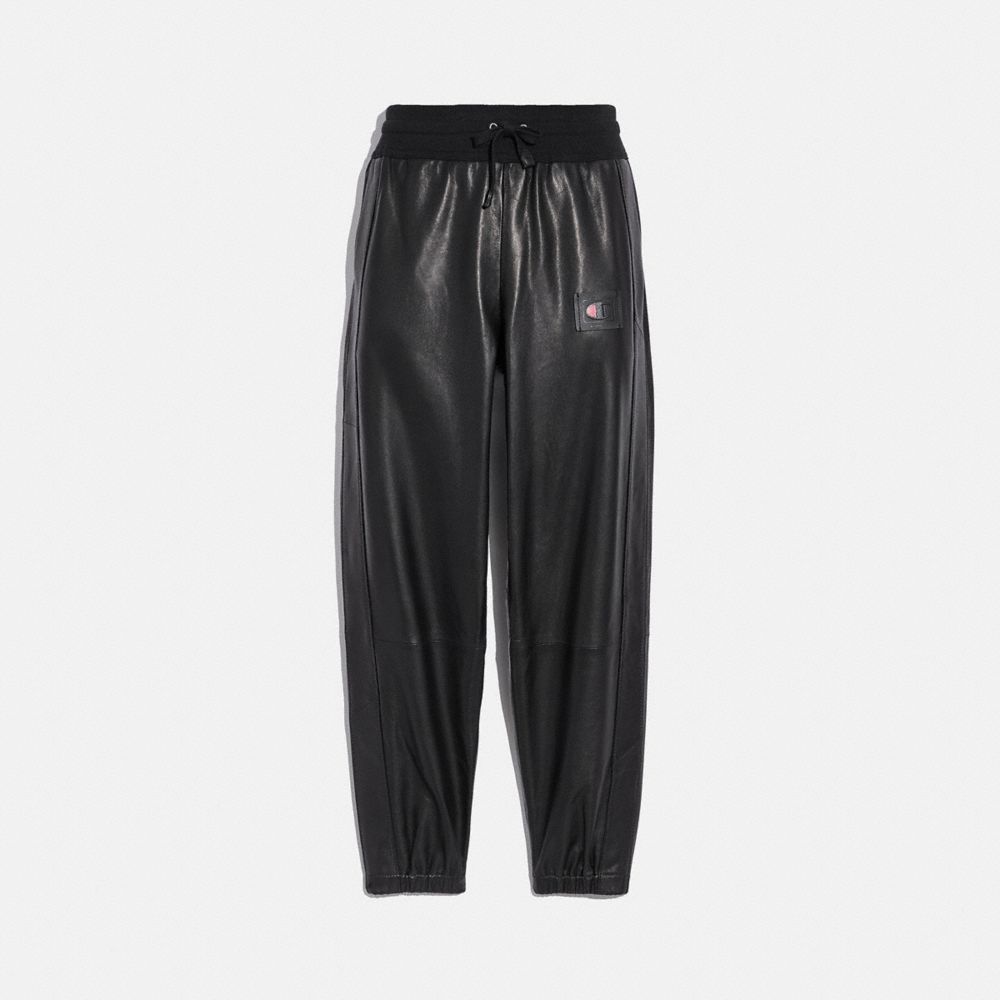 Coach leather joggers new arrivals