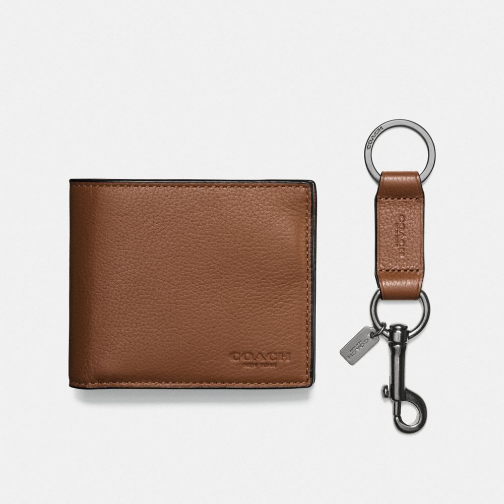 COACH®,Boxed 3 In 1 Wallet Gift Set,,Inside View,Top View