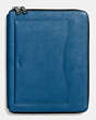 COACH®,TECH CASE IN PEBBLE LEATHER,Leather,Denim,Front View