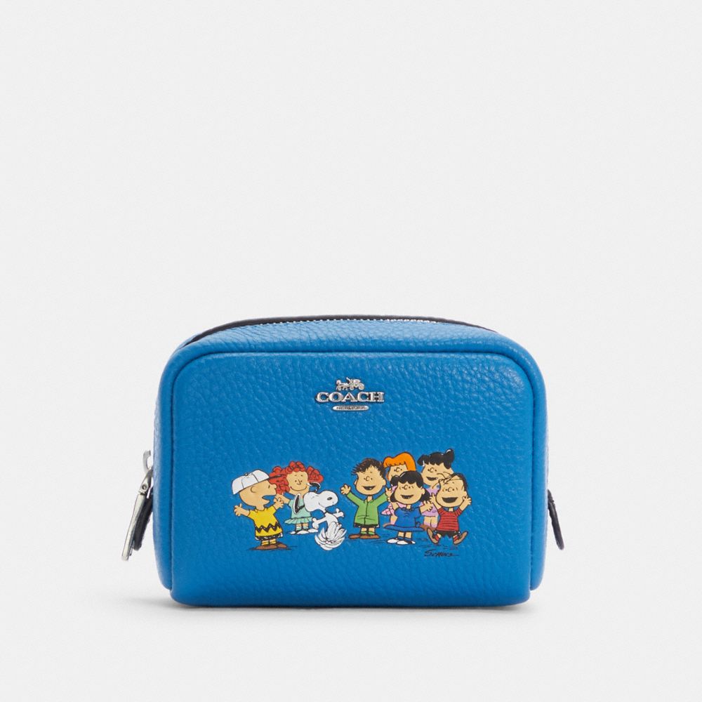 COACH® Outlet | Coach X Peanuts Mini Boxy Cosmetic Case With