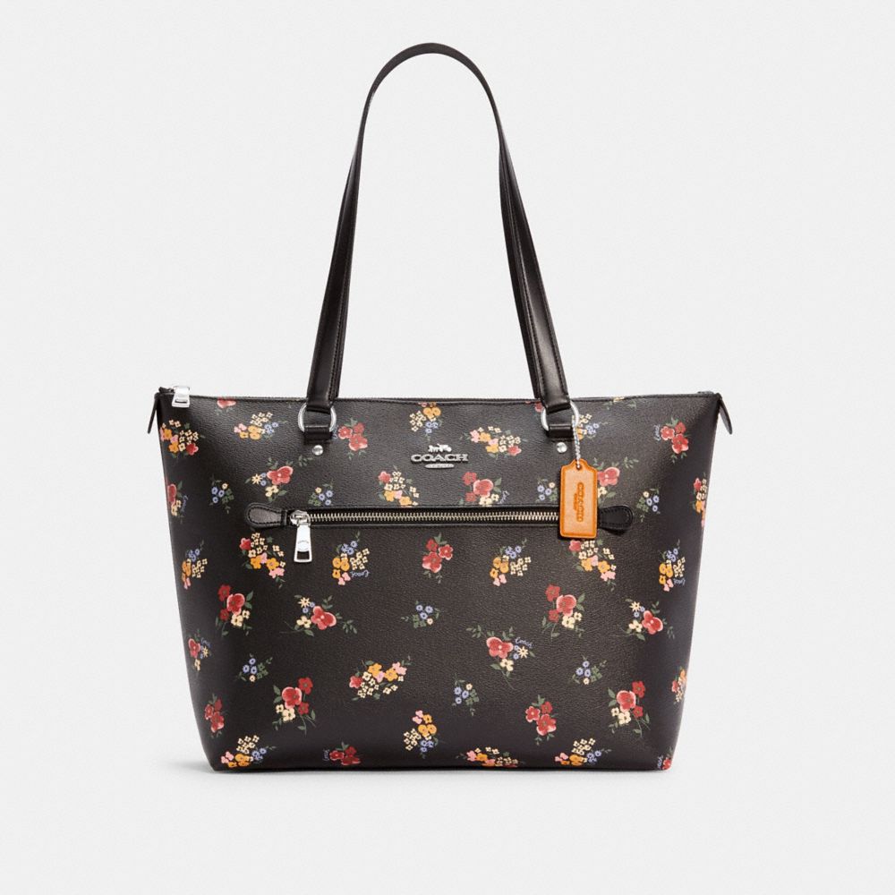 Gallery Tote With Wildflower Print