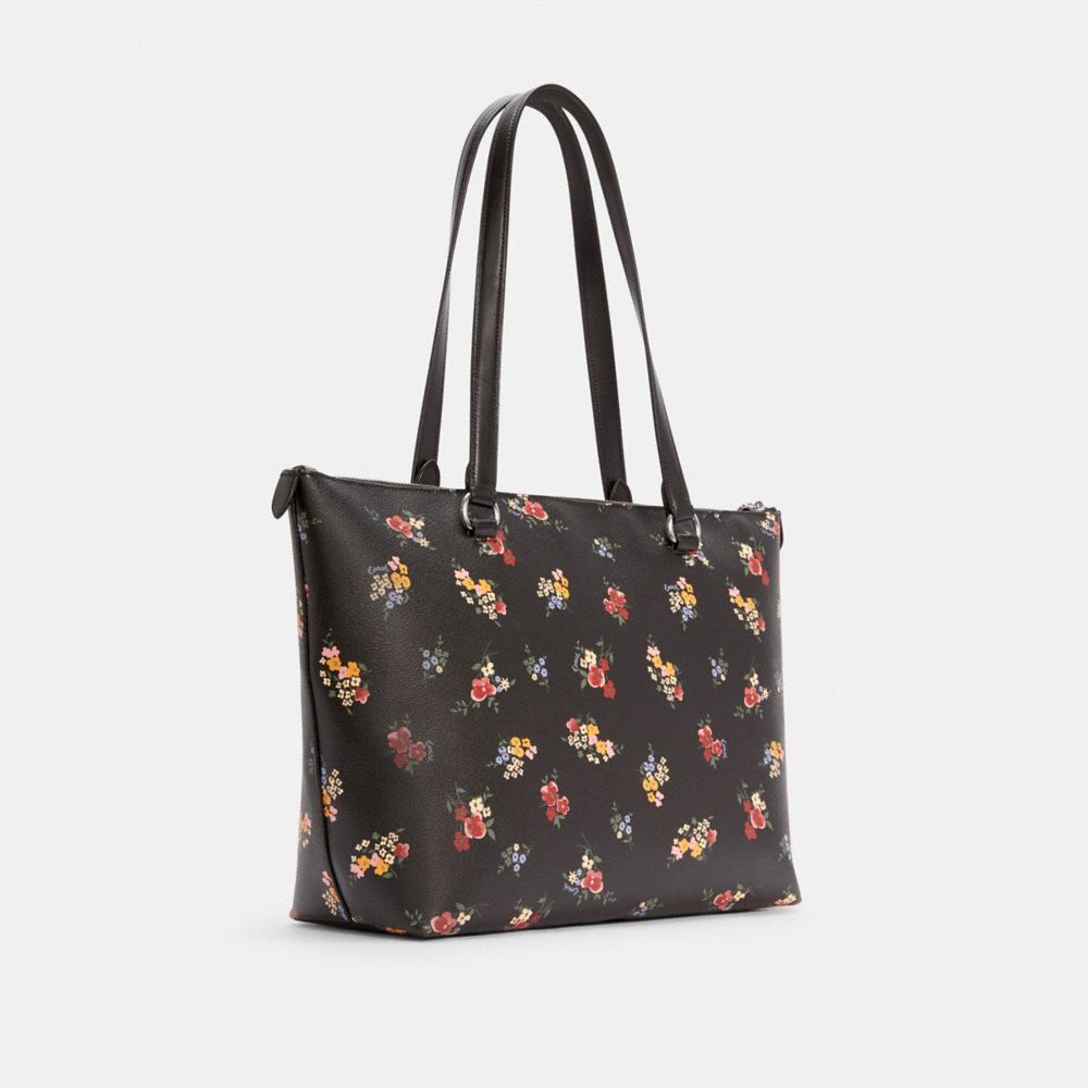 Gallery Tote With Wildflower Print