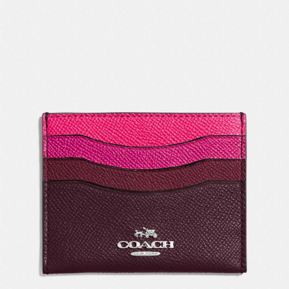 Coach flat wallet new arrivals