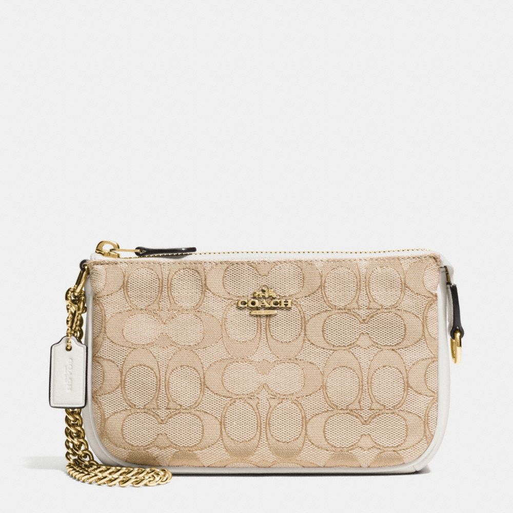 Nolita Wristlet 19 In Signature Jacquard