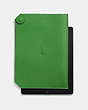 COACH®,IPAD CASE,Leather,GRASS,Front View