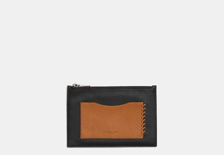 Rip And Repair Tech Envelope Case In Sport Calf Leather