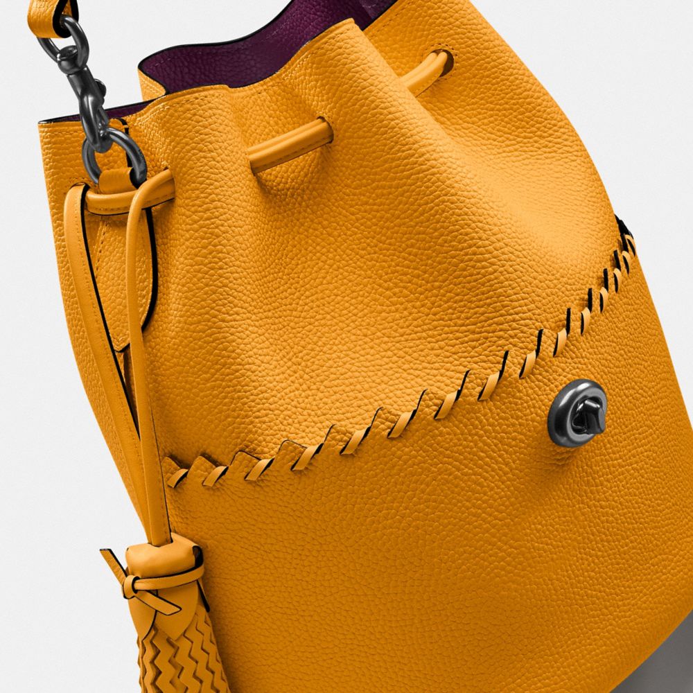 COACH® Outlet | COACH® | Lora Bucket Bag With Whipstitch Detail