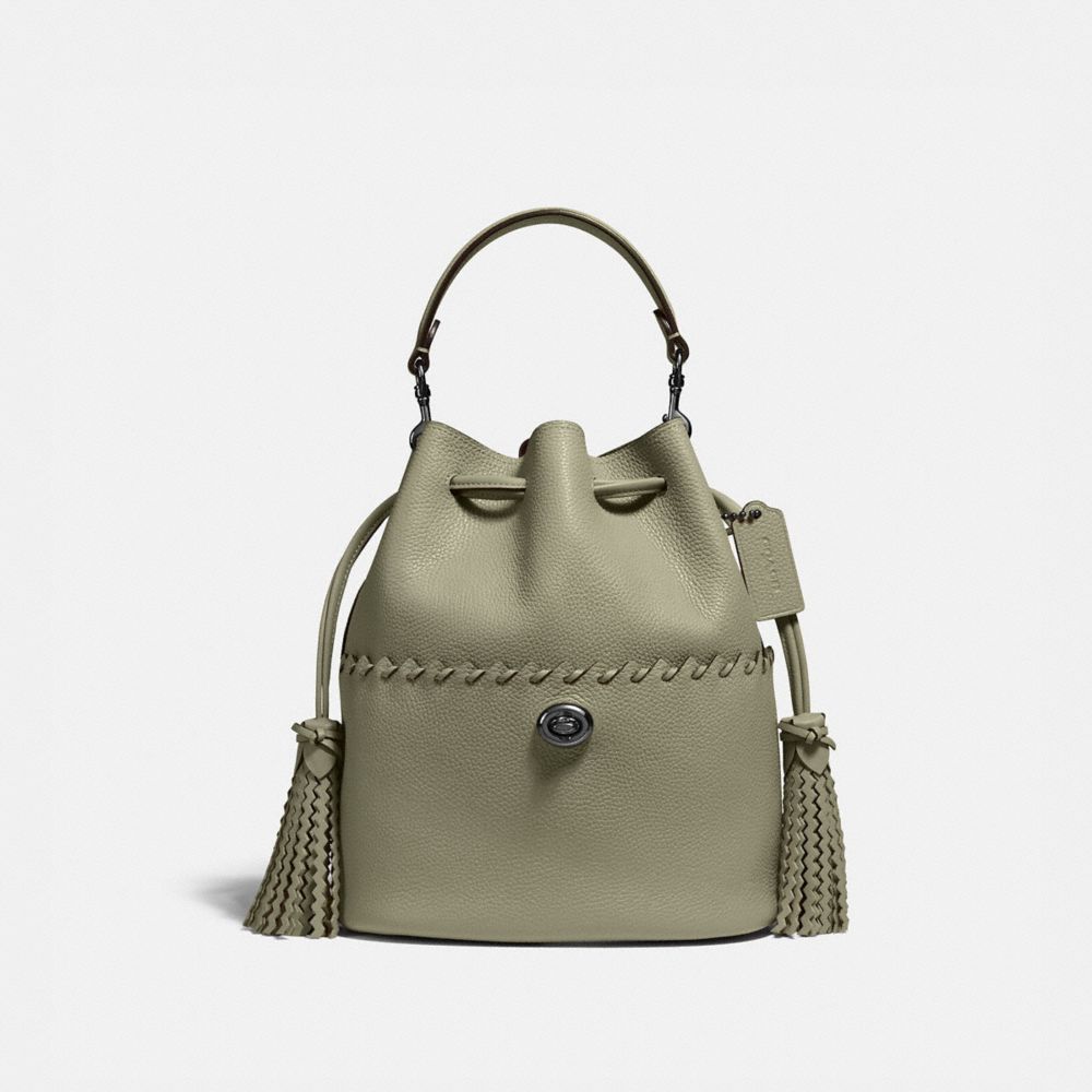 COACH Lora Bucket Bag With Whipstitch Detail