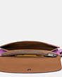 COACH®,CLUTCH,Leather,DK/WILDFLOWER,Angle View
