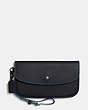 COACH®,CLUTCH,Leather,DK/SMOKE,Front View