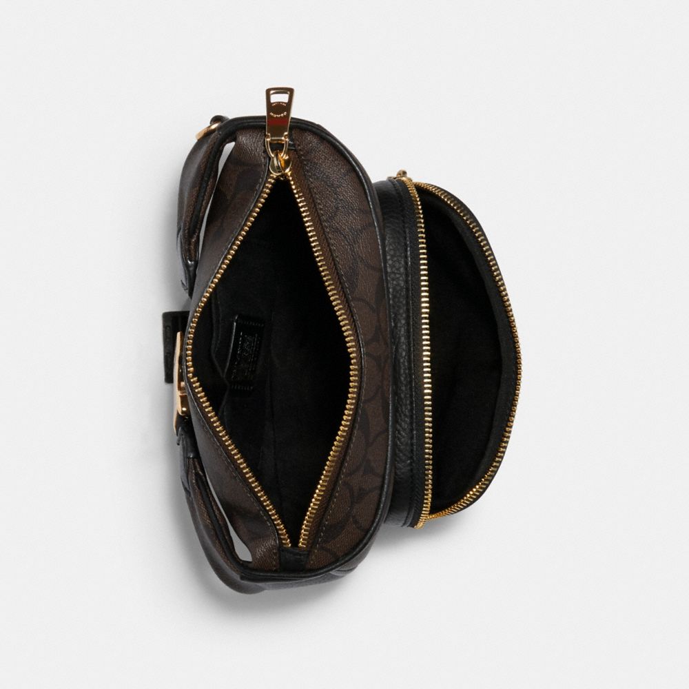 COACH®  Westway Belt Bag With Checker Print