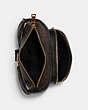 COACH®,COURT BELT BAG IN SIGNATURE CANVAS,Leather,Mini,Gold/Brown Black,Inside View,Top View