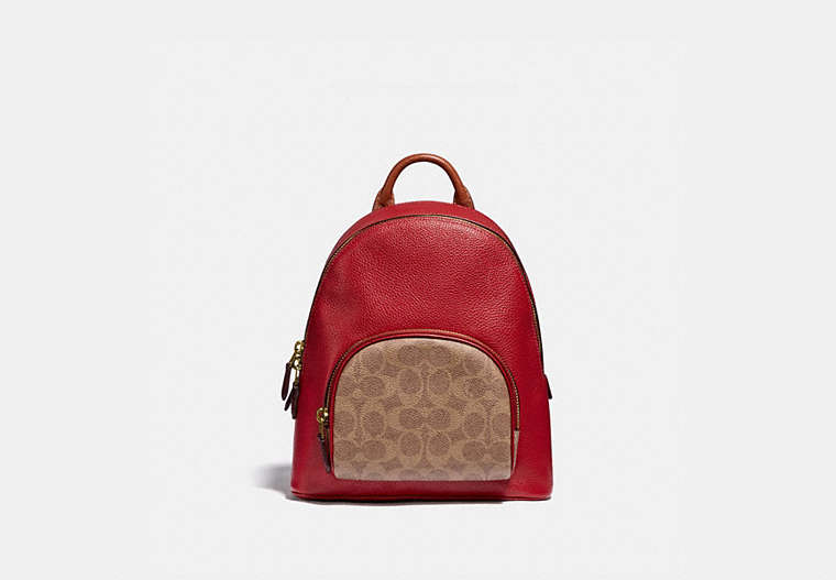 Carrie Backpack 23 In Colorblock Signature Canvas