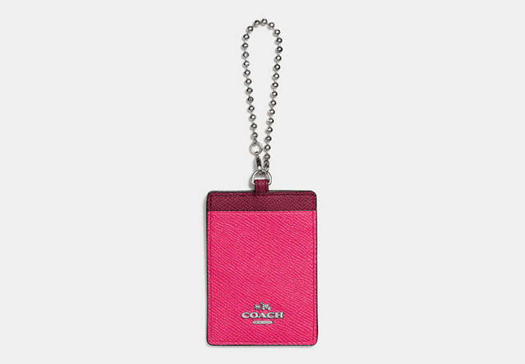 Id Holder In Colorblock Leather