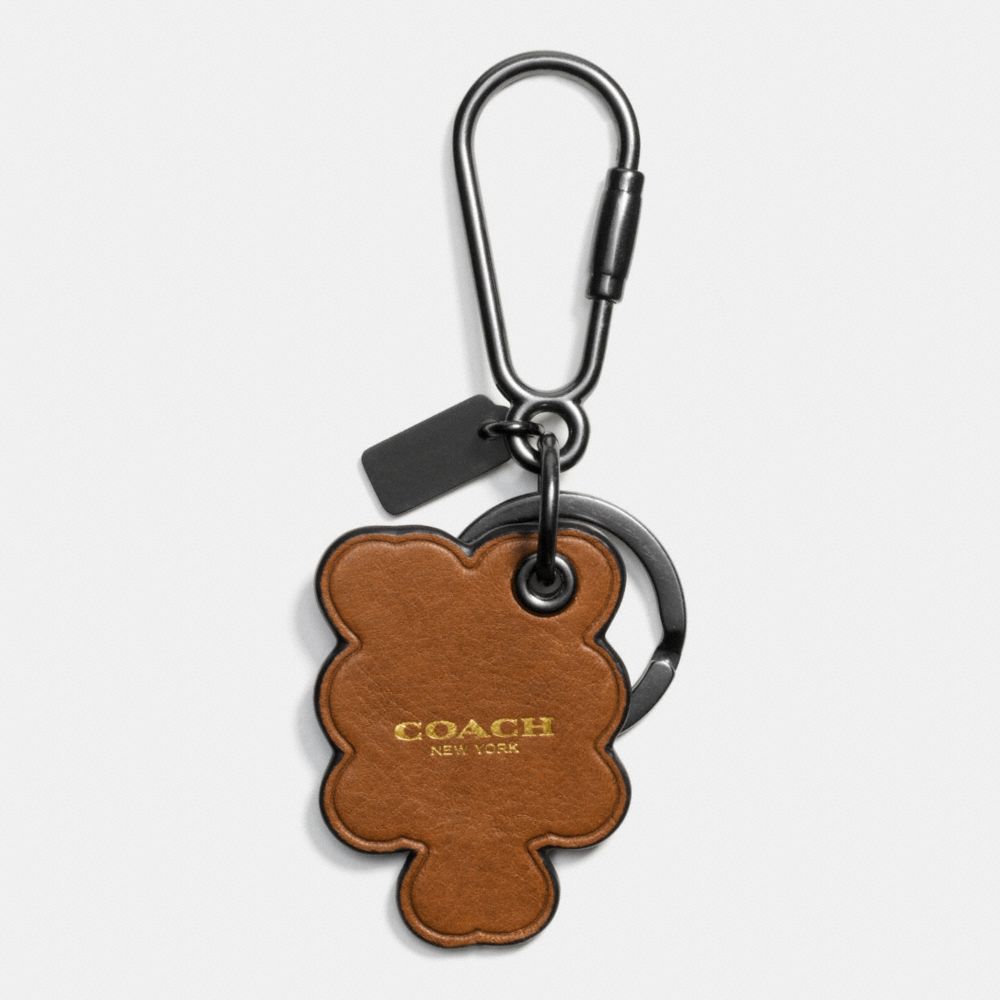 COACH®,MLB KEY RING,Leather,NY METS,Back View