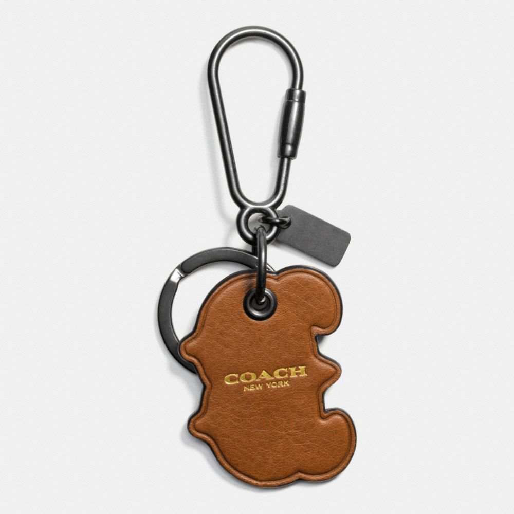 Coach carabiner clearance key ring