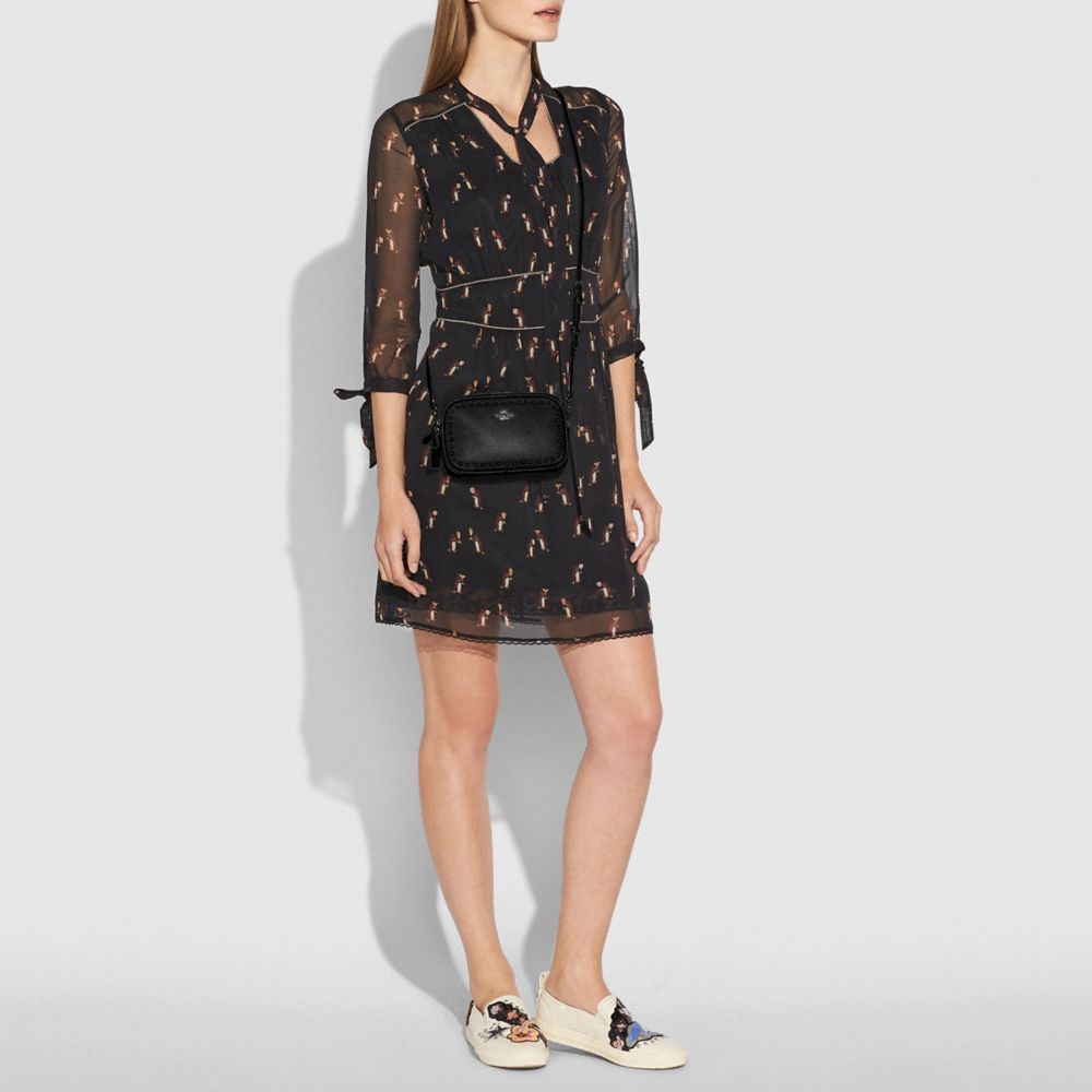 Crossbody Clutch With Lacquer Rivets