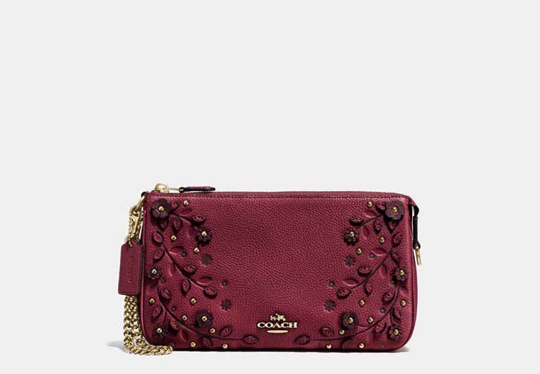 Willow Floral Nolita Wristlet 24 In Pebble Leather