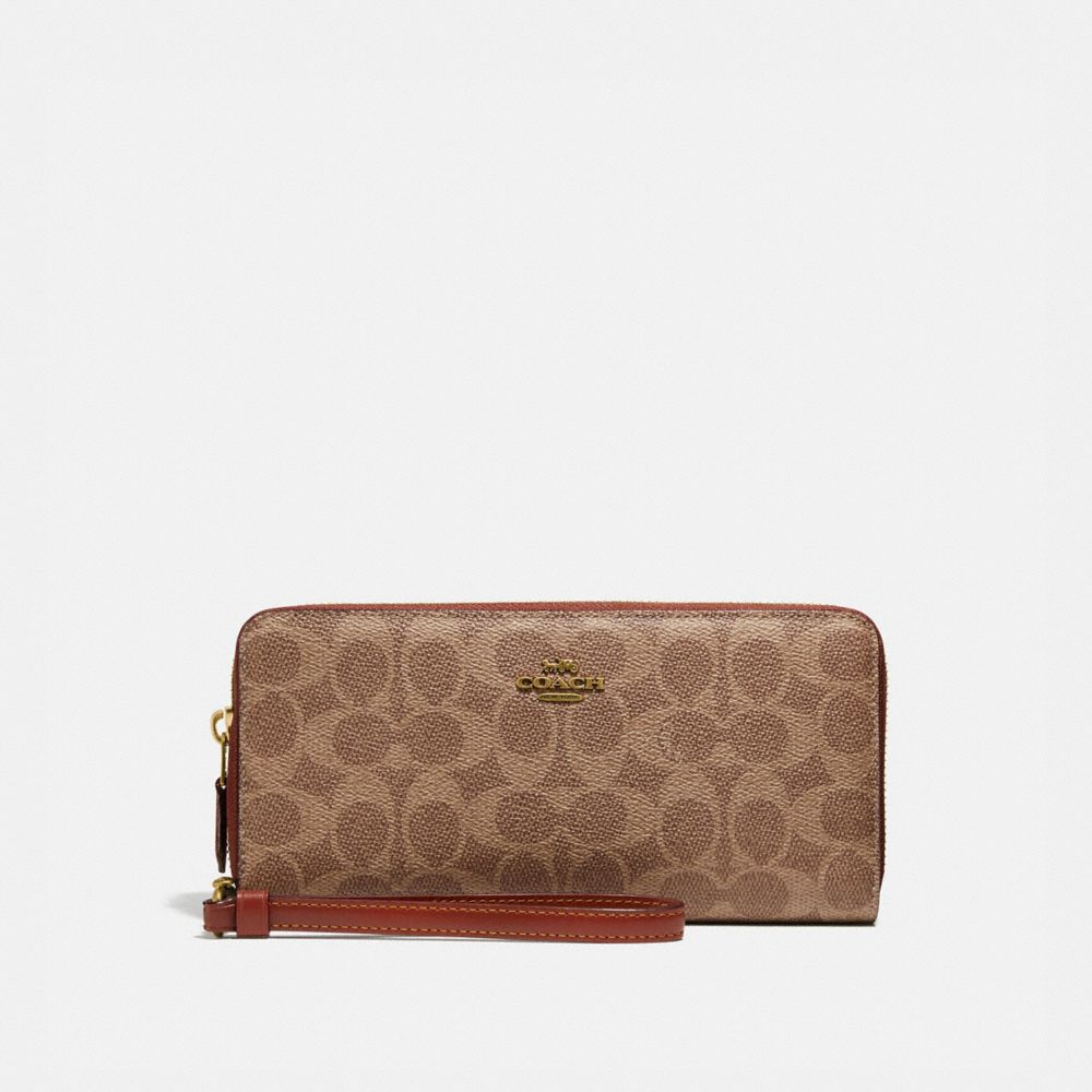 Coach continental wallet new arrivals