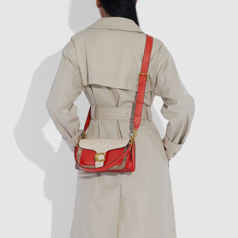 COACH コーチ ビジネスバッグ2way シグネチャーショルダーバッグ 公式】COACH – コーチ | タビー ショルダー バッグ 26・ブロックド