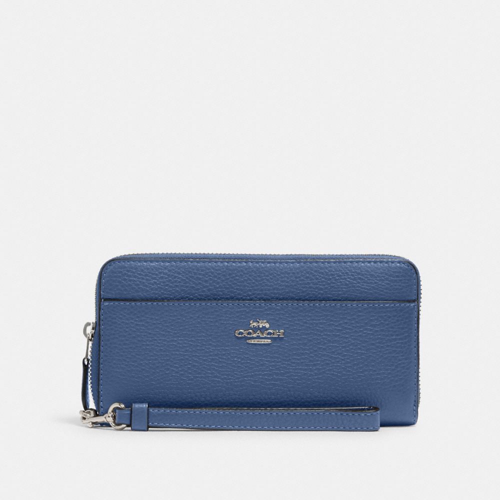 Coach zip hot sale wallet wristlet