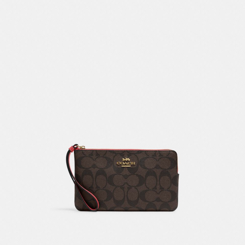 COACH Large Corner Zip Wristlet