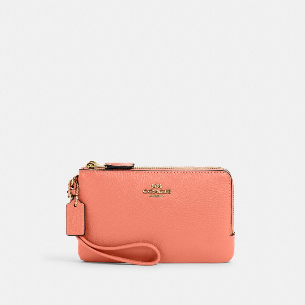 Madison | Double Zip Wallet Orange