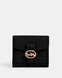 COACH®,GEORGIE SMALL WALLET,Pebbled Leather,Gold/Black,Front View