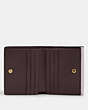 COACH®,GEORGIE SMALL WALLET,Pebbled Leather,Gold/Soft Lilac,Inside View,Top View