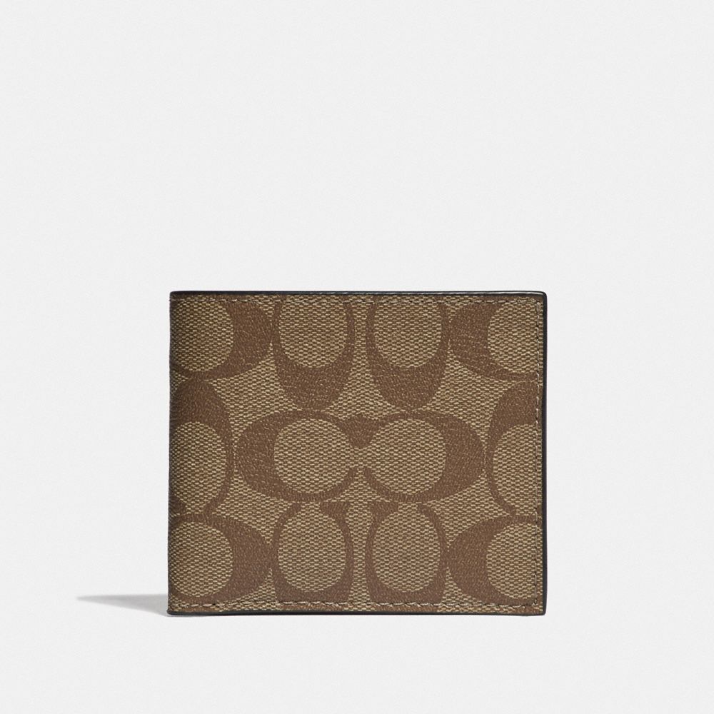 Coach Outlet Id Billfold Wallet In Signature Canvas