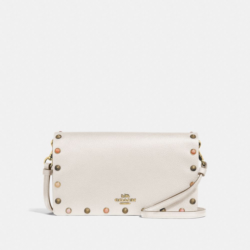 Hayden foldover cheap crossbody clutch coach