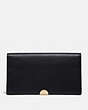 COACH®,DREAMER WALLET,Leather,Gold/Black,Front View