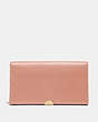 COACH®,DREAMER WALLET,Leather,GD/Sunrise,Front View