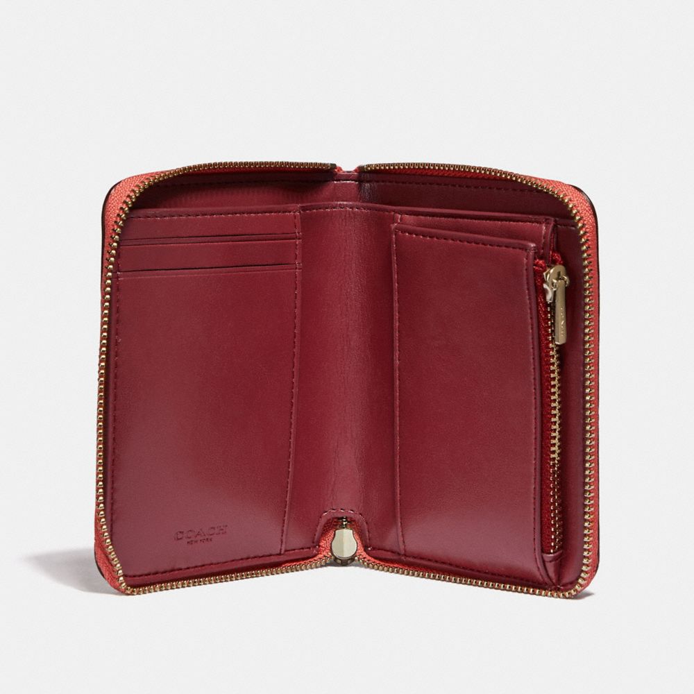 Zip around small discount purse