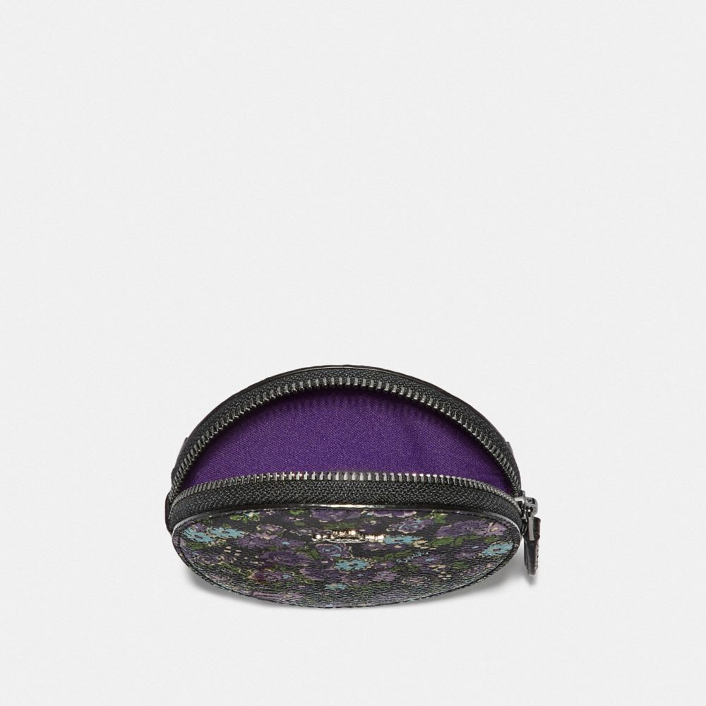 Imprimé Posey Noir/Argenté,Vue intérieure, vue de dessus