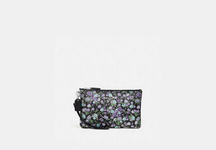 Small Wristlet With Posey Cluster Print