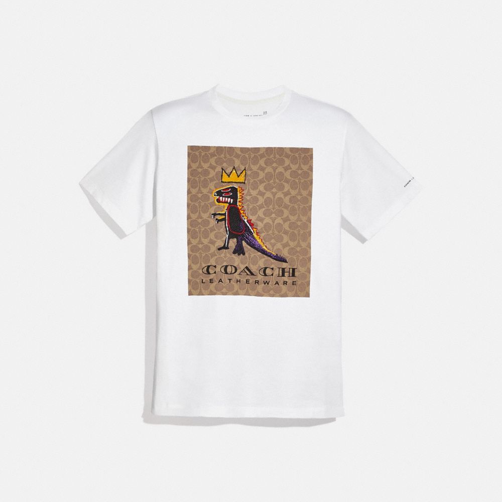 COACH JEAN MICHEL BASQUIAT Tシャツ ホワイト L