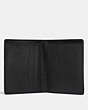 COACH®,SLIM WALLET,Leather,Black,Inside View,Top View