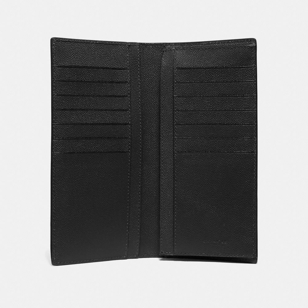 Breast pocket wallet in signature online leather