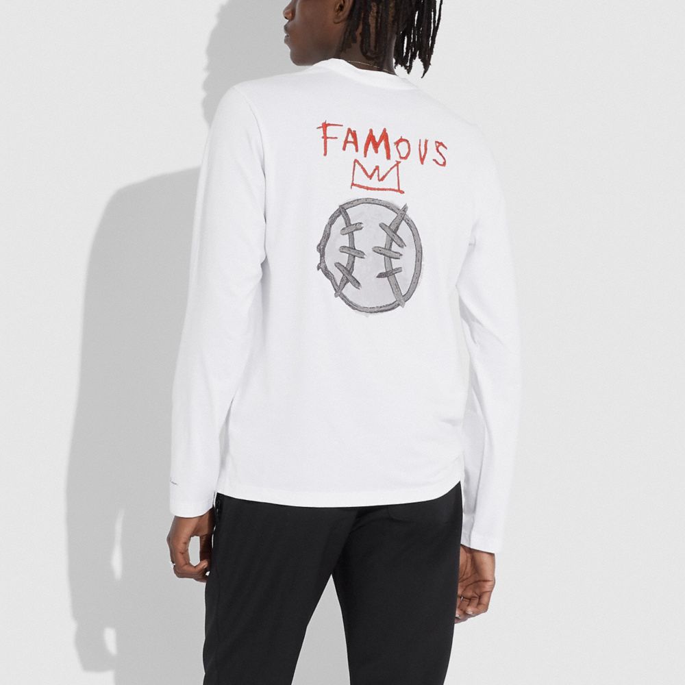 T Shirt Manches Longues Coach X Jean Michel Basquiat