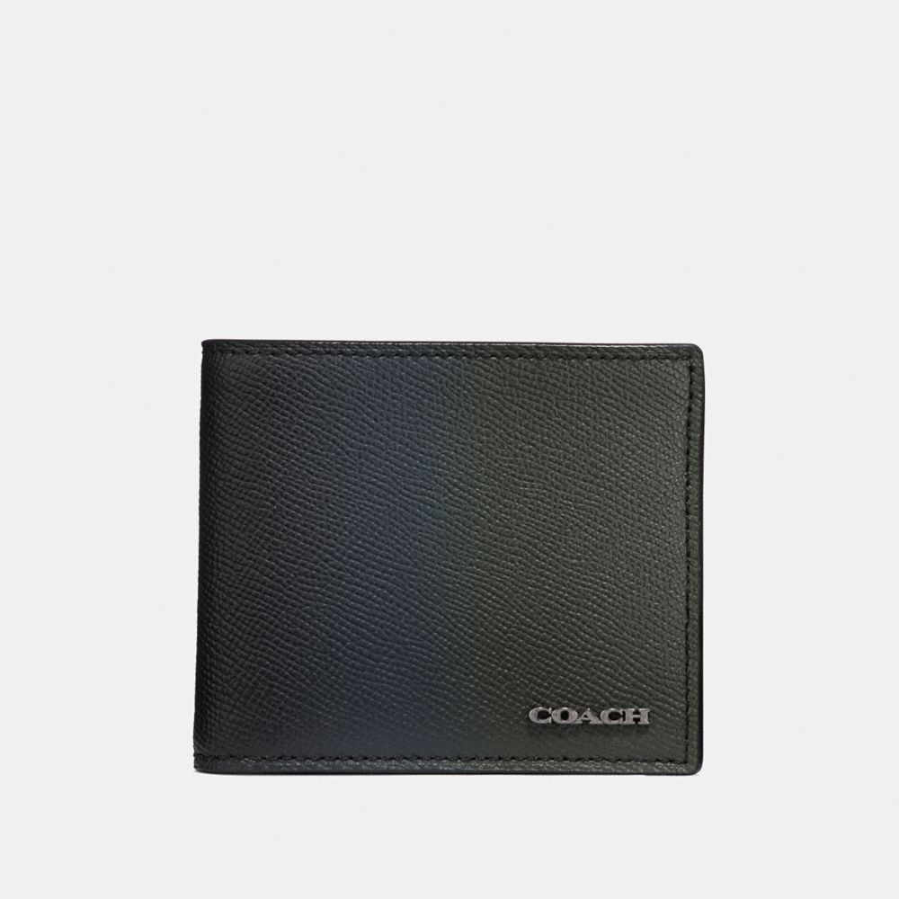 Coach double billfold wallet sale