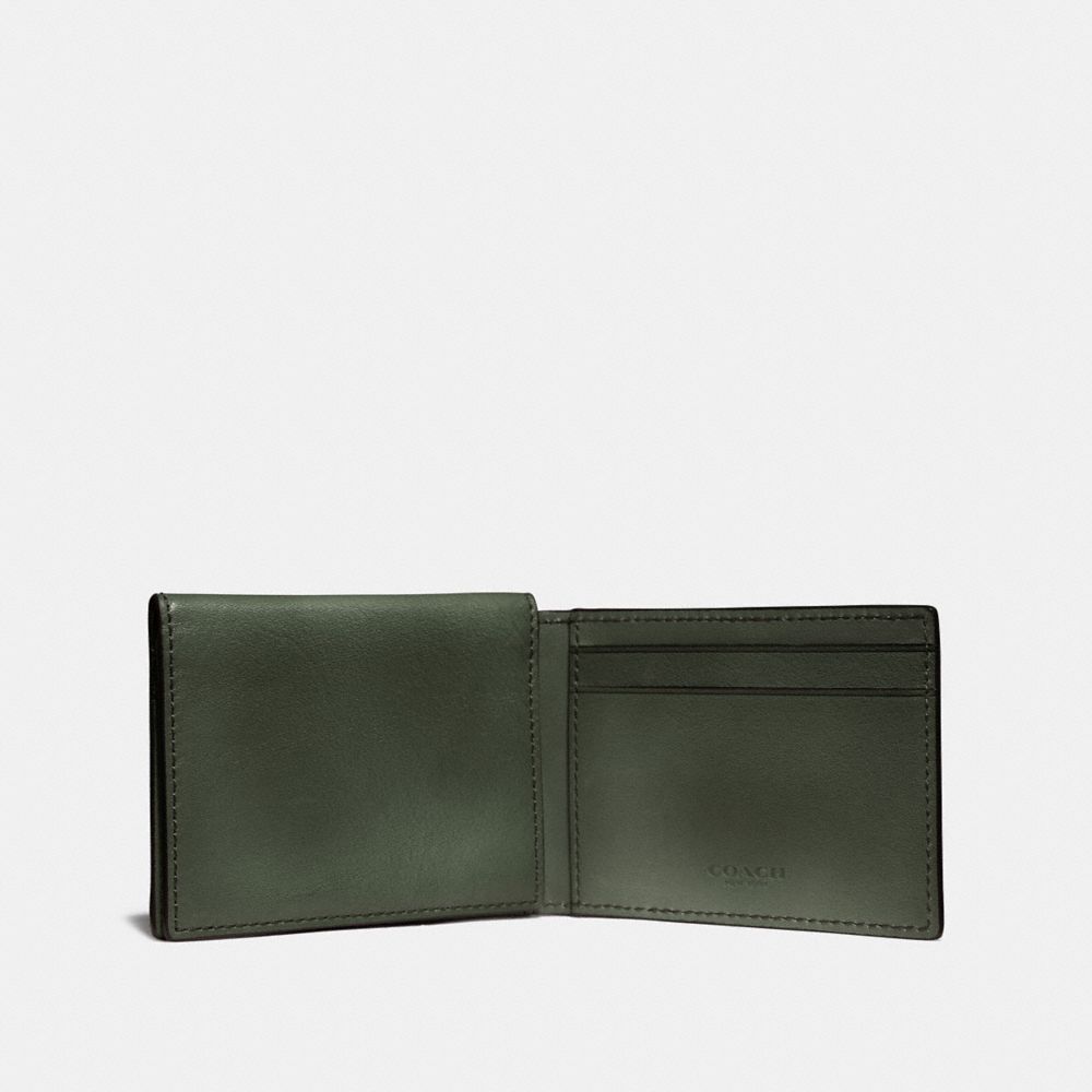 COACH®,Trifold Card Wallet,,Inside View,Top View