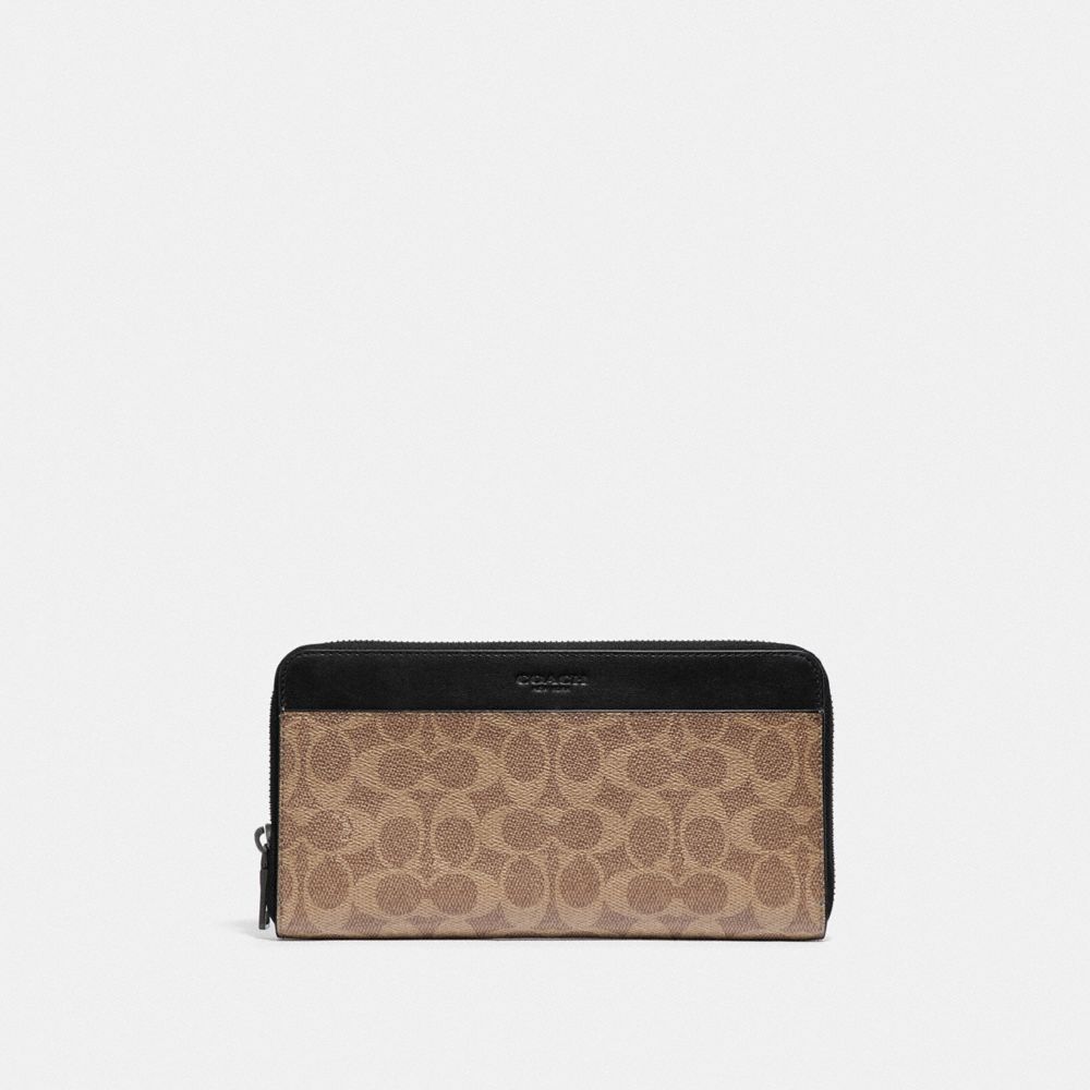 Coach wallet in online signature canvas